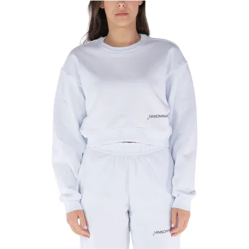 Stylischer Crop Sweatshirt , Damen, Größe: S - Hinnominate - Modalova