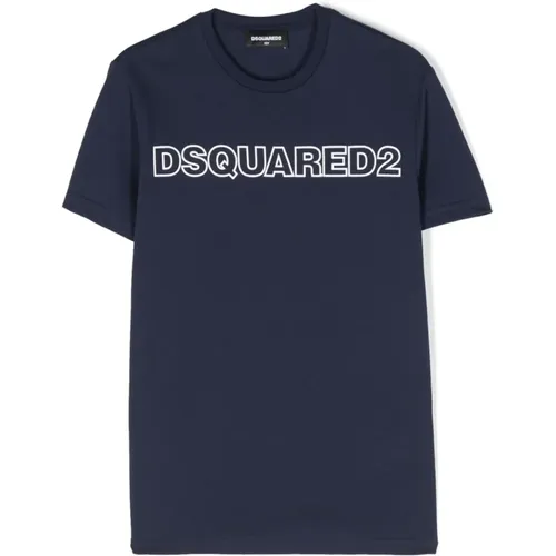 Casual Baumwoll T-Shirt Dq875 - Dsquared2 - Modalova
