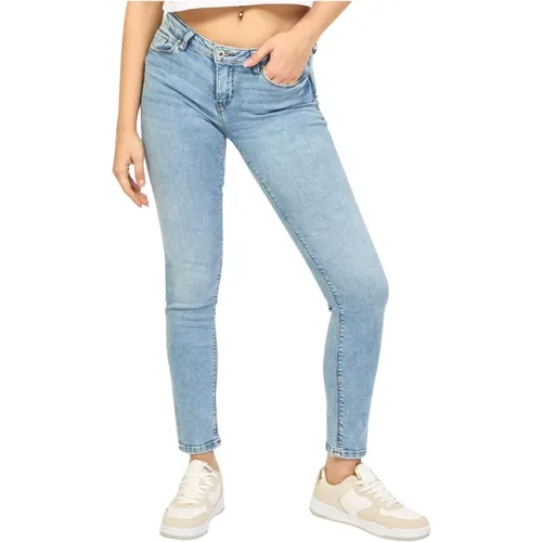 Skinny Denim Jeans with 5 Pockets , female, Sizes: W25, W29, W31, W27, W30, W26 - Fracomina - Modalova