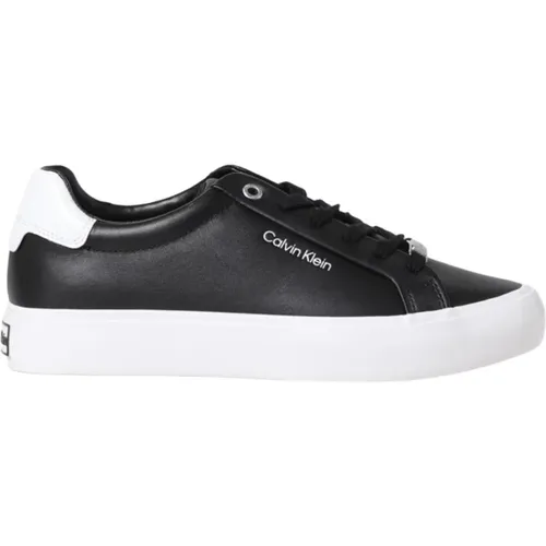 Low Leather Sneakers - Model: Sneakers , female, Sizes: 8 UK - Calvin Klein - Modalova