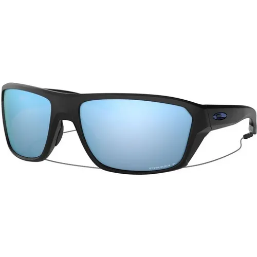 Rechteckige Sonnenbrille mit blauen Gläsern - Oakley - Modalova