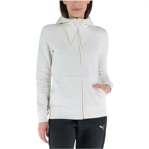 Embroidered Hooded Sweatshirt , female, Sizes: XL, L, S - Puma - Modalova