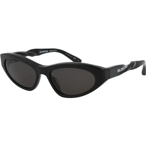 Stylische Sonnenbrille BB0207S,Verdrehte Cat-Eye Sonnenbrille - Balenciaga - Modalova