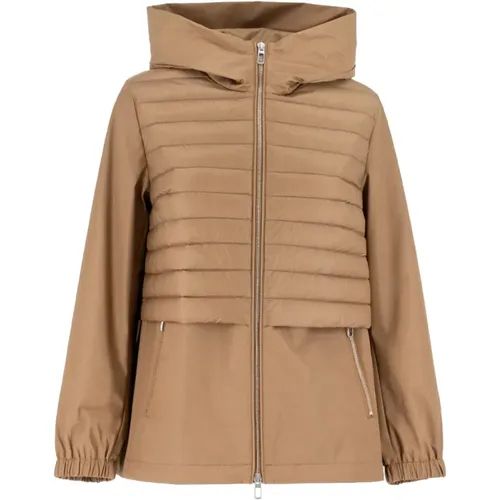 Quilted Oversize Parka Jacket , female, Sizes: L, S, M - Duno - Modalova