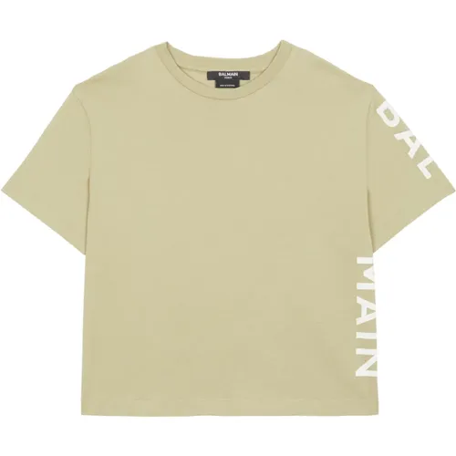 Goldenes T-Shirt Balmain - Balmain - Modalova