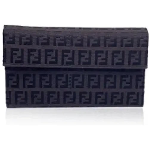 Pre-owned Canvas wallets , female, Sizes: ONE SIZE - Fendi Vintage - Modalova