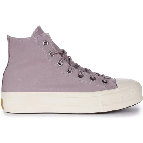 Lilac Lift Platform Trainers Women , female, Sizes: 6 UK, 7 UK, 3 1/2 UK - Converse - Modalova