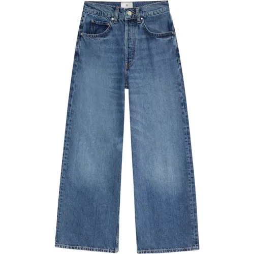 High Waist Wide Leg Denim Jeans , Damen, Größe: W27 - Anine Bing - Modalova