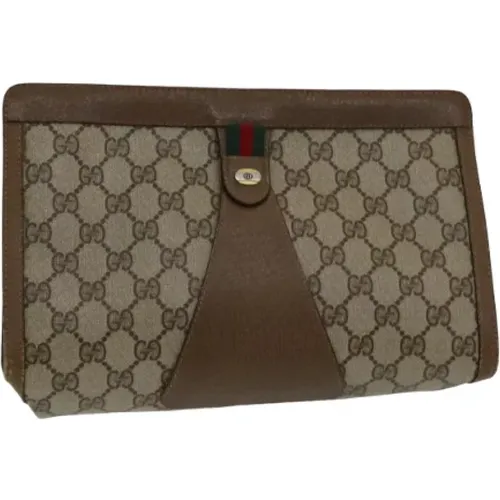 Pre-owned Leather clutches , female, Sizes: ONE SIZE - Gucci Vintage - Modalova