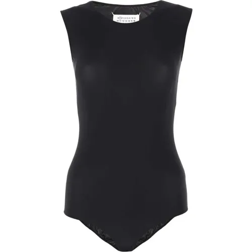Sleeveless Technical Bodysuit , female, Sizes: 2XS, XL, XS, S - Maison Margiela - Modalova