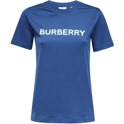 T-Shirt - Regular Fit - Suitable for All Temperatures - 96% Cotton - 4% Elastane , female, Sizes: XS - Burberry - Modalova