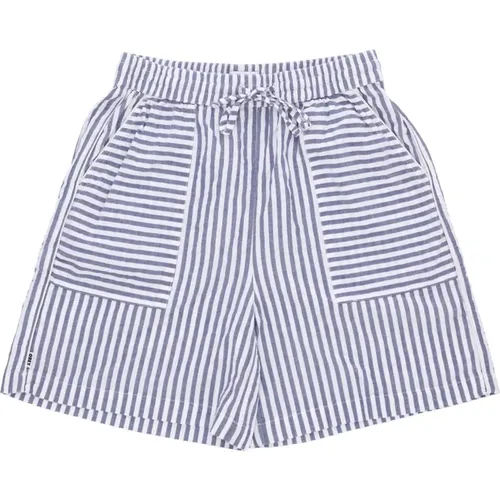 Striped Cotton Short Matching Set , female, Sizes: S, M - Obey - Modalova