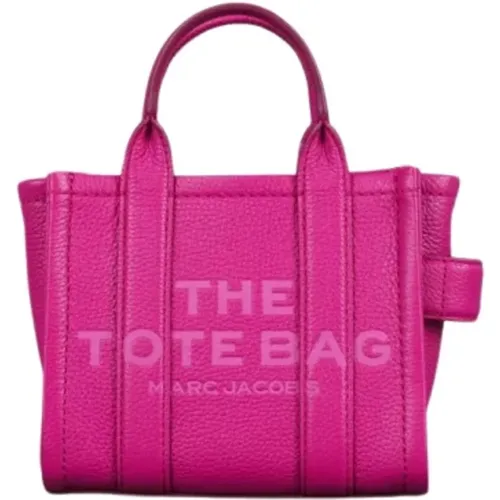 Lipstick Leather Mini Tote Bag , female, Sizes: ONE SIZE - Marc Jacobs - Modalova