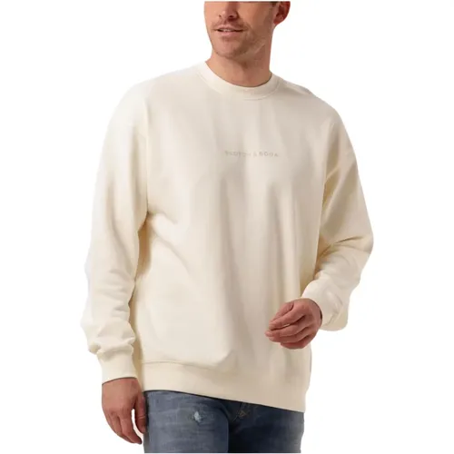 Core-Logo Front Chest Sweatshirt , Herren, Größe: 2XL - Scotch & Soda - Modalova