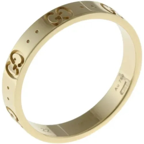 Pre-owned Gold rings , female, Sizes: ONE SIZE - Gucci Vintage - Modalova