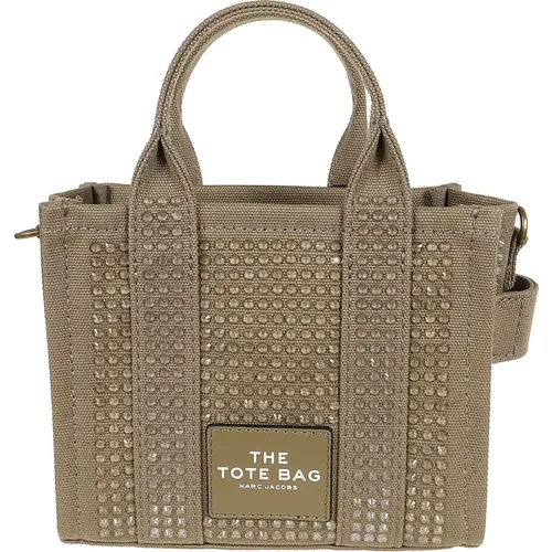 Shopper Bag with Rhinestone Detail , female, Sizes: ONE SIZE - Marc Jacobs - Modalova