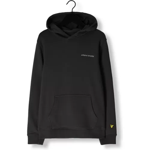 Script Embroidered Hoodie für Jungen,Script Embroidered Hoodie - Lyle & Scott - Modalova