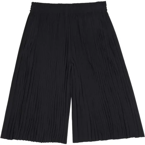 Schwarze Lange Shorts für Frauen , Damen, Größe: XS - MM6 Maison Margiela - Modalova
