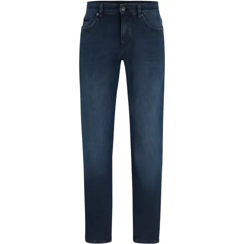 Slim Fit Regular Rise Denim Jeans , male, Sizes: W40, W31 - Hugo Boss - Modalova