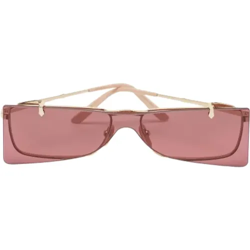 Pre-owned Metal sunglasses , female, Sizes: ONE SIZE - Gucci Vintage - Modalova