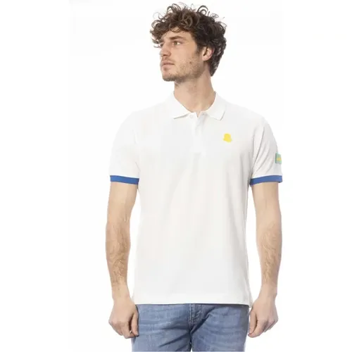 Weißes Baumwoll-Poloshirt Kurzarm , Herren, Größe: XL - Invicta - Modalova