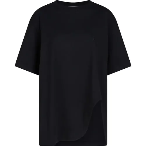 Schwarzes T-Shirt für Männer , Damen, Größe: 2XS - The Attico - Modalova