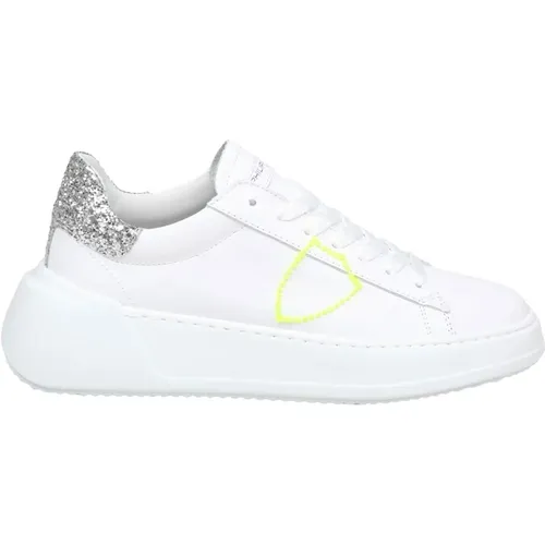 Tres Temple Low Top Sneakers , female, Sizes: 4 UK - Philippe Model - Modalova