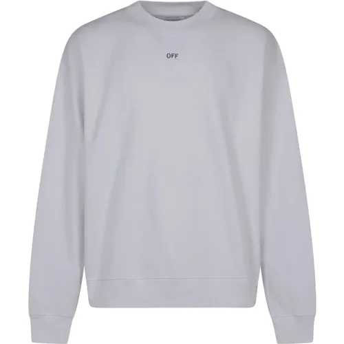 Off , Weißer Sweater Stamp Tee , Herren, Größe: XL - Off White - Modalova