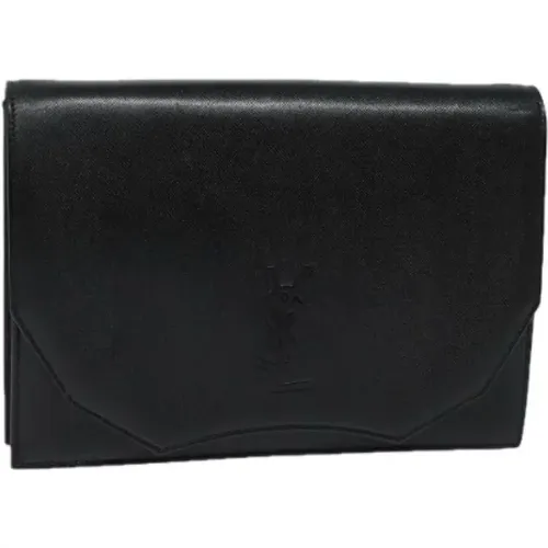 Pre-owned Leder clutches - Yves Saint Laurent Vintage - Modalova