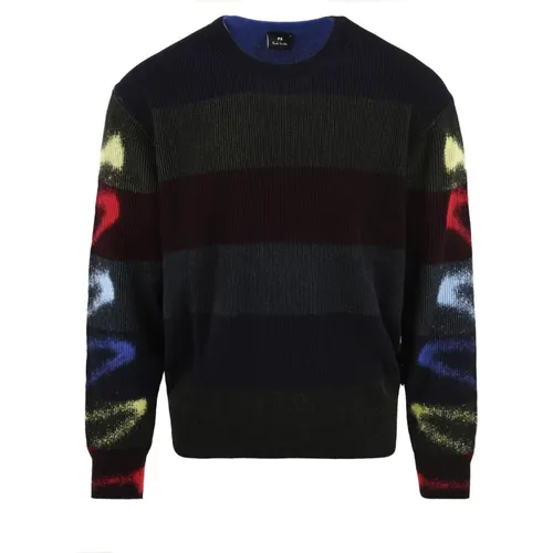 Schwarzer Pullover Modell M2R-982Y-N22239 , Herren, Größe: S - PS By Paul Smith - Modalova