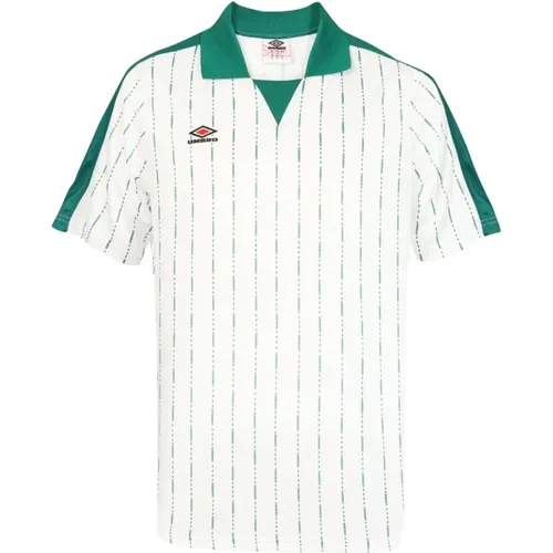 Linear Print Polo Shirt , Herren, Größe: XL - Umbro - Modalova