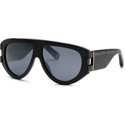Square Sunglasses Glossy Style , unisex, Sizes: 60 MM - Philipp Plein - Modalova