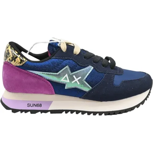 Running Sneakers - Stargirl Navy Blue , female, Sizes: 5 UK - Sun68 - Modalova
