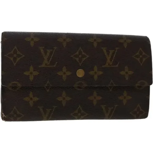 Pre-owned Canvas wallets , female, Sizes: ONE SIZE - Louis Vuitton Vintage - Modalova