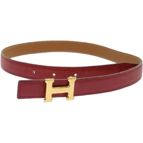 Pre-owned Leather belts , female, Sizes: ONE SIZE - Hermès Vintage - Modalova