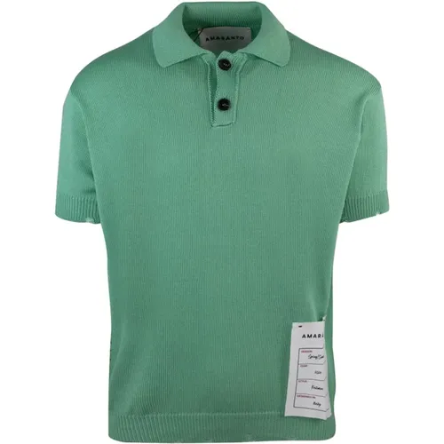 Grüne T-Shirts und Polos , Herren, Größe: XL - Amaránto - Modalova