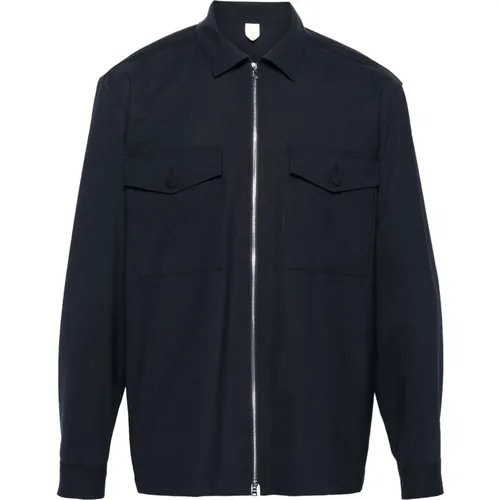 Sven Zip Up Shirt Jacket , male, Sizes: XL, L, M - Altea - Modalova