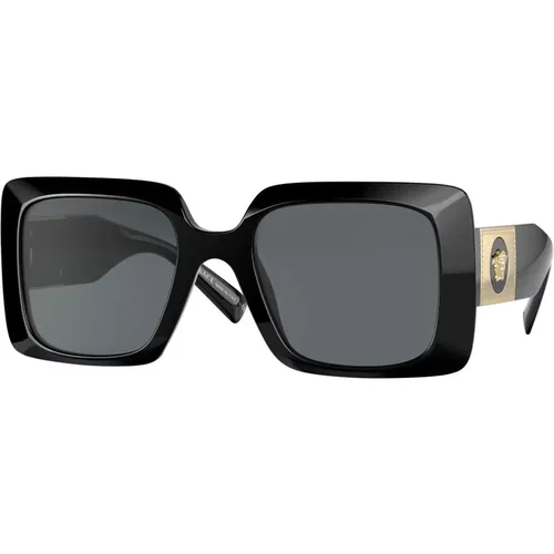 Stud Medusa Sonnenbrille in Gb Farbe , Damen, Größe: 54 MM - Versace - Modalova