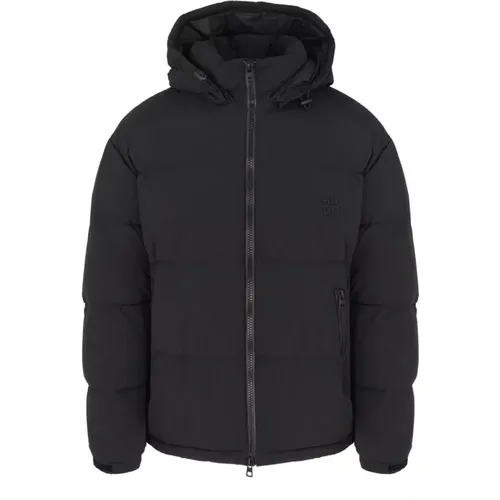 Water-Repellent Crinkle Jacket with Stacked Logo , male, Sizes: S, XL - Hugo Boss - Modalova