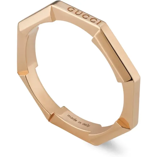 Link to Love ring in 18kt gold , female, Sizes: 49 MM, 52 MM - Gucci - Modalova