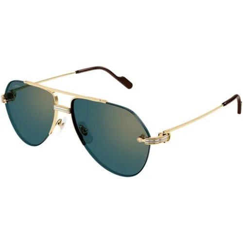 Stylish Ct0427S Sunglasses , unisex, Sizes: 60 MM - Cartier - Modalova