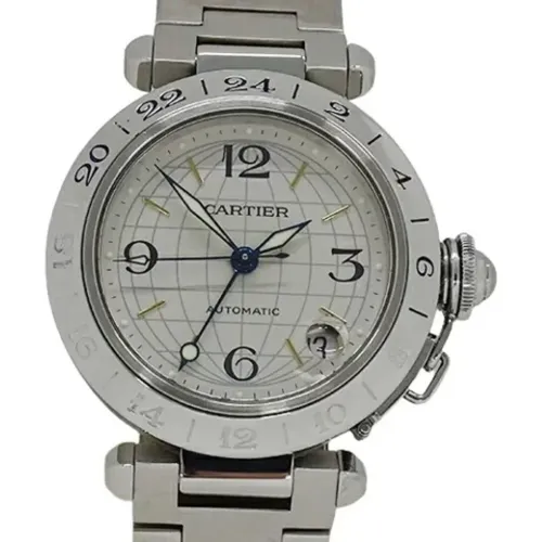 Pre-owned Stainless Steel watches , female, Sizes: ONE SIZE - Cartier Vintage - Modalova