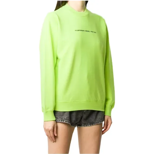 Round Neck Women's Sweatshirt , female, Sizes: S - Diesel - Modalova