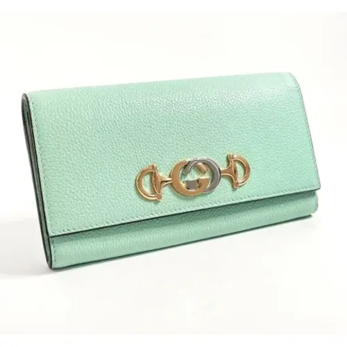 Pre-owned Leather wallets , female, Sizes: ONE SIZE - Gucci Vintage - Modalova