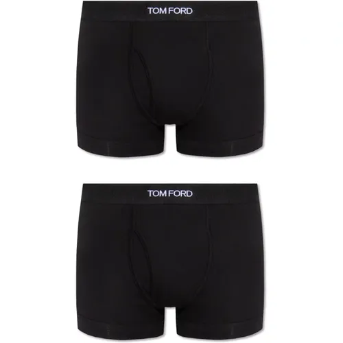 Branded boxers two-pack , male, Sizes: XL, XS, S - Tom Ford - Modalova