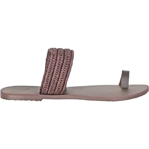 Cocoa Toe R Slip-On Sandals , female, Sizes: 6 UK, 7 UK, 5 UK, 4 UK - Manebí - Modalova