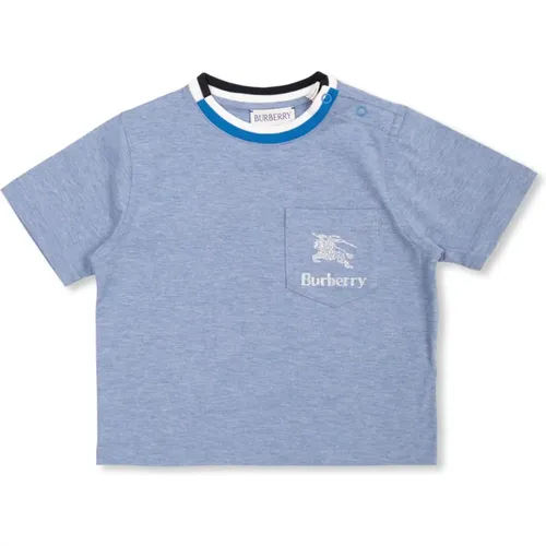 Zedern T-Shirt mit Logo Burberry - Burberry - Modalova