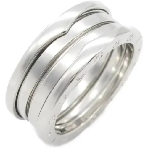 Pre-owned White Gold rings , female, Sizes: ONE SIZE - Bvlgari Vintage - Modalova