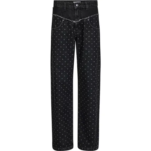 Schwarze Dot Block Jeans Co'Couture - Co'Couture - Modalova