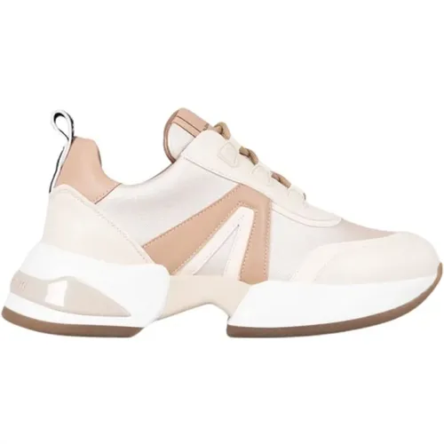 Moderne Marmor Damen Sneaker Elfenbein Nude , Damen, Größe: 38 EU - Alexander Smith - Modalova